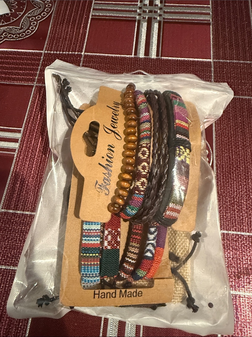 Fashion Jewelry Multicolor and Brown Boho Bracelet Set